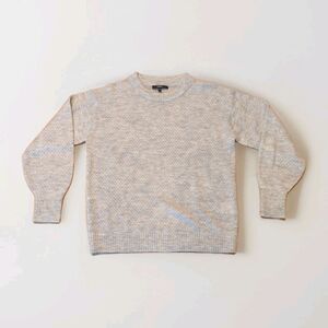 Quince Cream Crew Neck Sweater